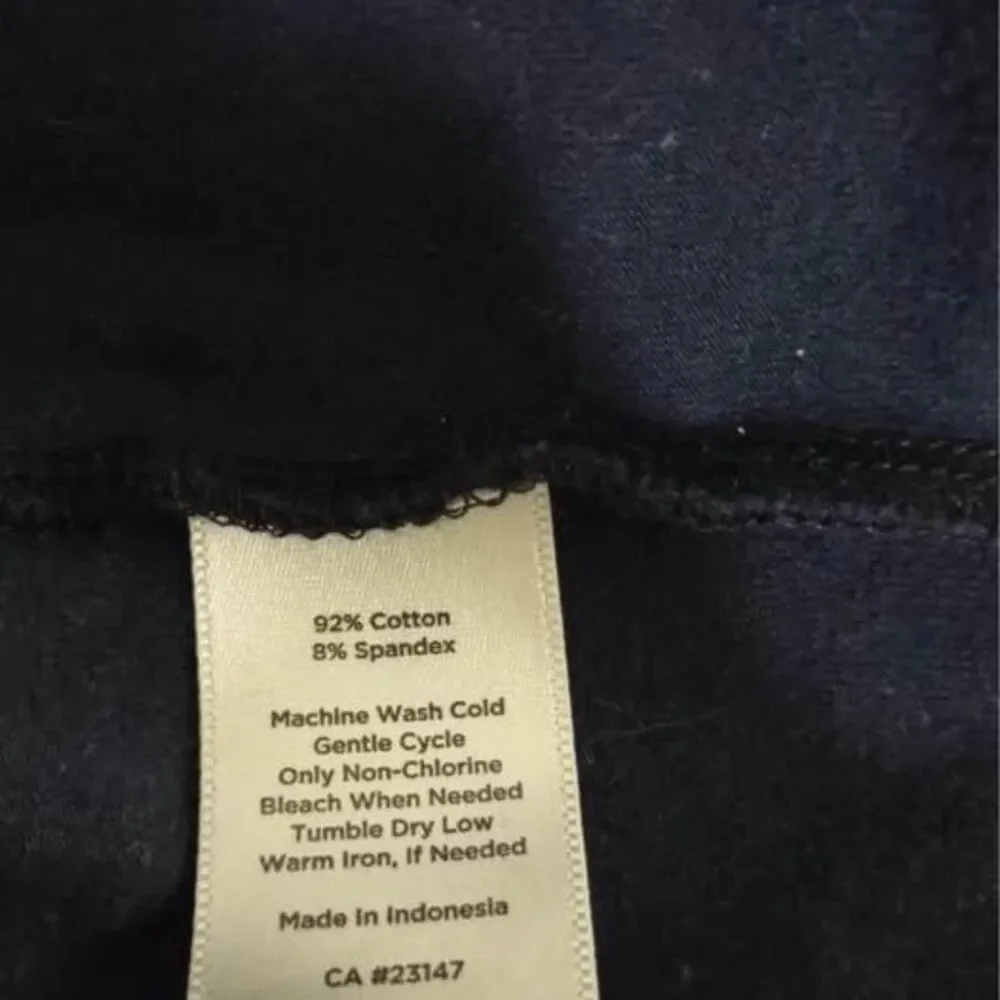 Large petite Talbots Navy Blue Shift Dress Sleeveless with Shoulder Buttons C261